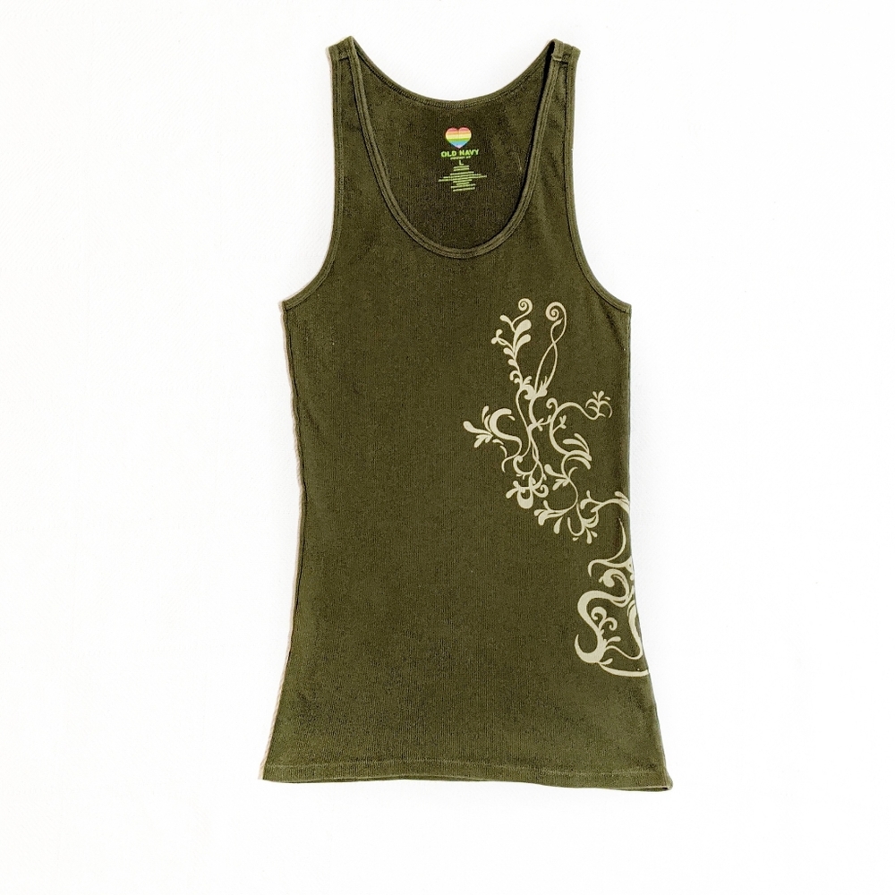 Old Navy Perfect Fit Ribbed Racerback Tank Top